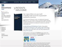 Tablet Screenshot of endodonticcentre.com
